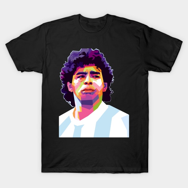 Maradona T-Shirt by Danwpap2
